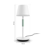 Philips Hue White and Color Ambiance Lámpara de mesa Go blanco RGBW 6W IP54 530lm 40457100 - imagen 9
