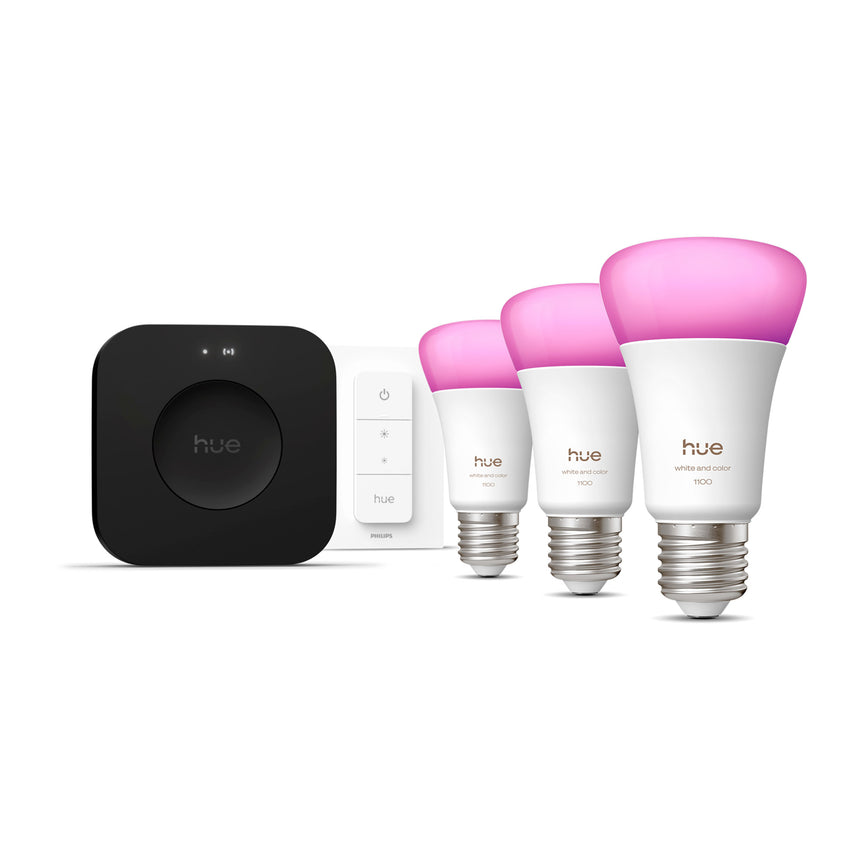 Philips Hue White and Color Ambiance Kit de inicio negro RGBW 5W 1100lm (5 uds) 87201