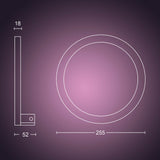 Philips Hue White and Color Ambiance Aplique de pared Sana negro RGBW 20W 1400lm 34338200