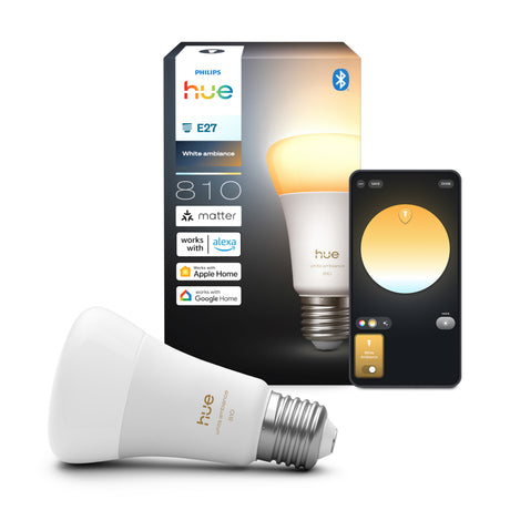 Philips Hue Bombilla White Ambiance 6W 810lm 8720169363946