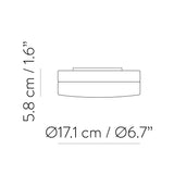 ACB Rok Módulo Led 2518/52 Blanco, LED 18W 1200lm, CRI80 , Regulable intensidad, Regulador Kelvin step 3000-4000-6500 K2001030B
