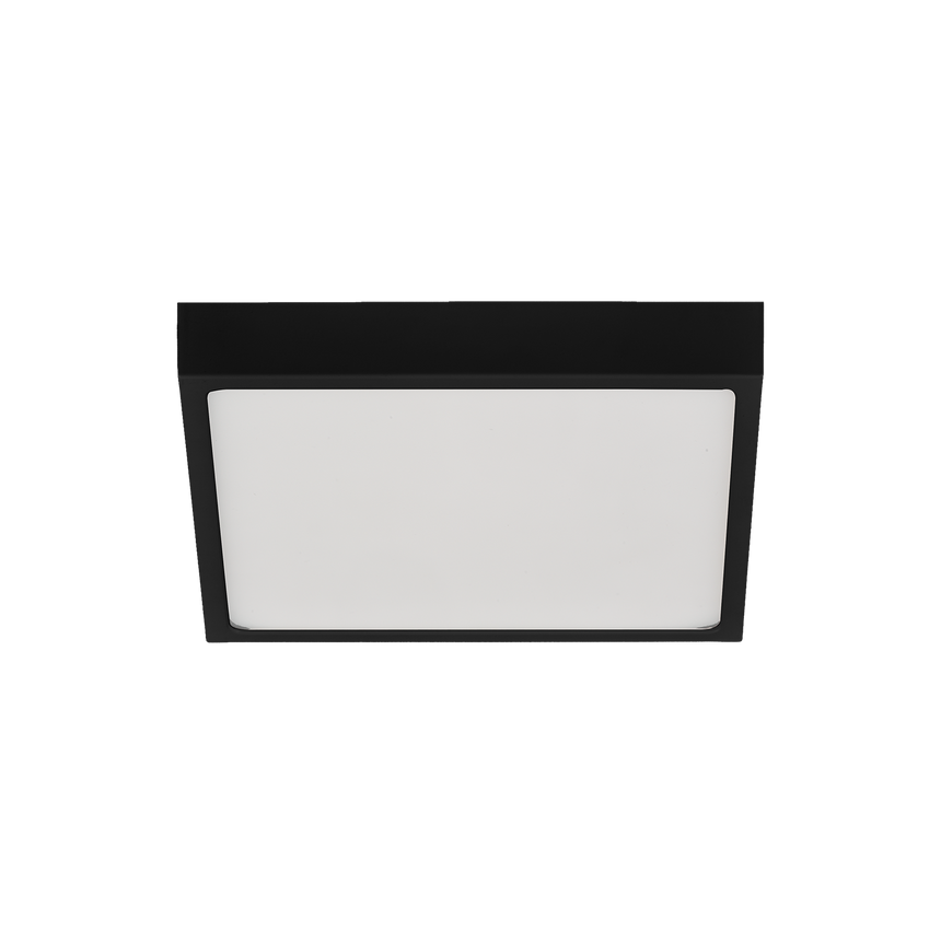 ACB Roku Plafón 3436/19 Negro Texturado, LED 18W 4000K 1450lm, CRI90 I, LED integrado P3436310N