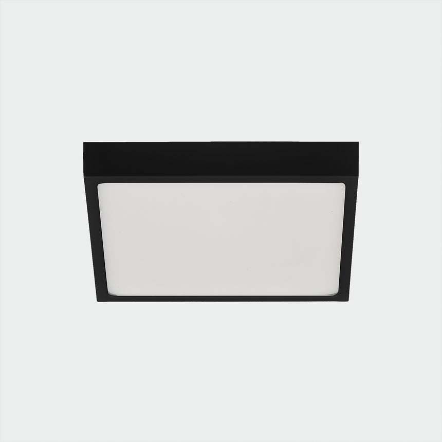 ACB Roku Plafón 3436/19 Negro Texturado, LED 18W 4000K 1450lm, CRI90 I, LED integrado P3436310N