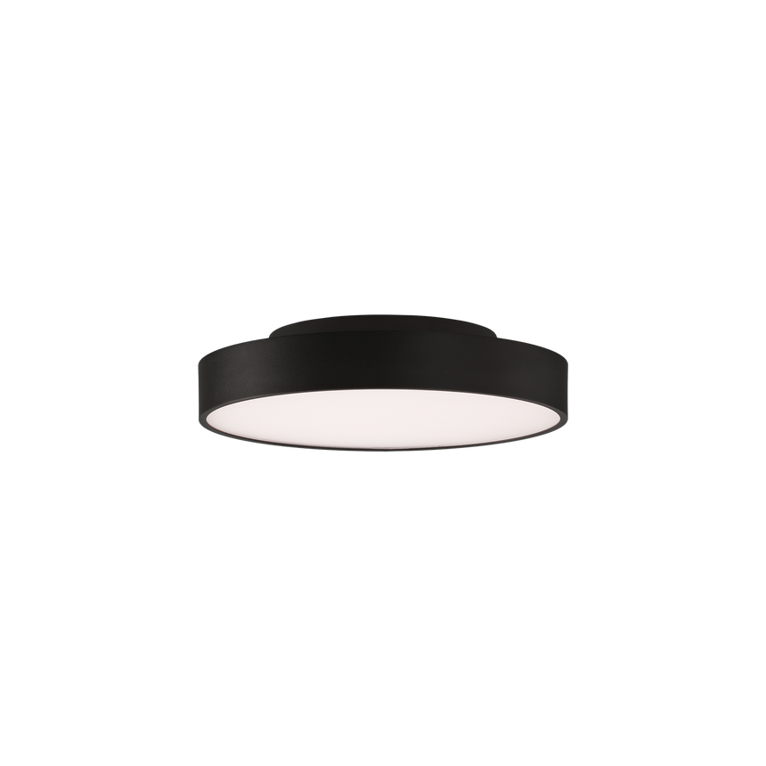 ACB Roma Plafón negro LED + LED difusor, Slide switch Casambi P3974070NCA