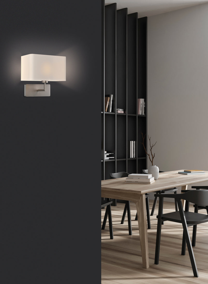 ACB Romeo Aplique 16/3971 Negro Texturado, LED E27 15W, A3971080N