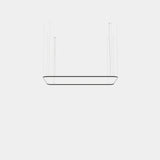Lámpara de techo colgante LedsC4 Geometric Rectangle Mini 1600x1000mm grande RS6Y-00X9AZRUEF
