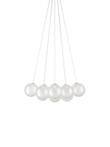 Lodes Lámpara colgante Random cromo blanco satinado LED 2700K 16412-1327