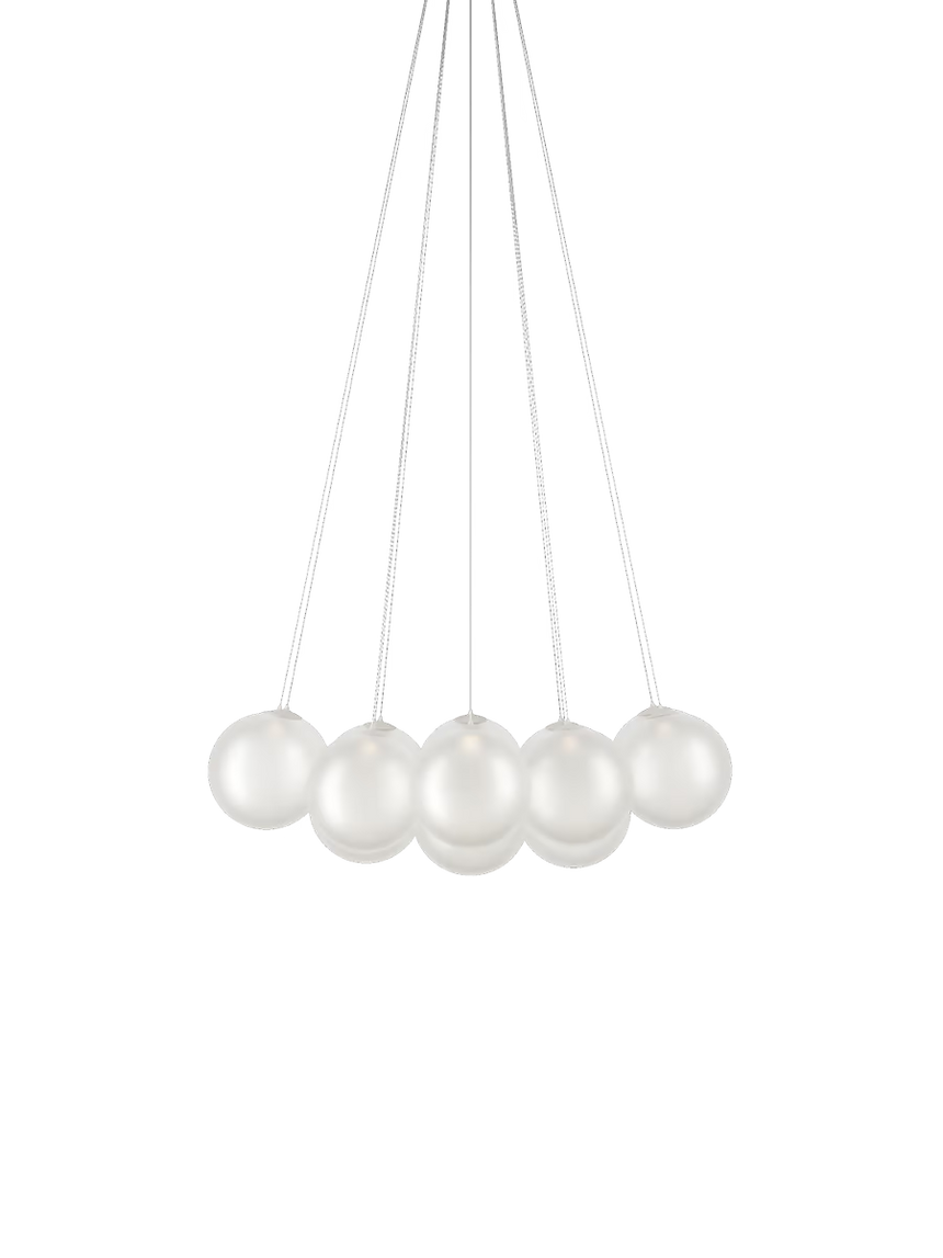 Lodes Lámpara colgante Random cromo blanco satinado LED 3000K 16412-1330