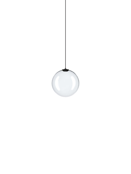 Lodes Lámpara colgante Random Solo negro transparente LED 3000K 17120-0030