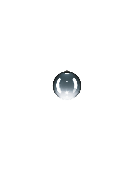 Lodes Lámpara colgante Random Solo negro acero azul intenso LED 2700K 17120-8627