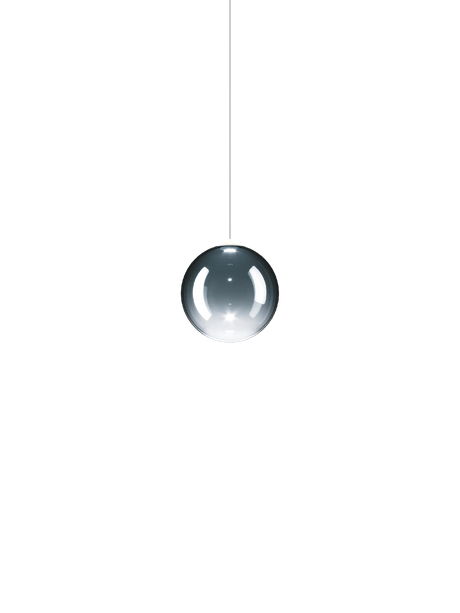 Lodes Lámpara colgante Random Solo acero azul intenso LED 2700K 17110-8627