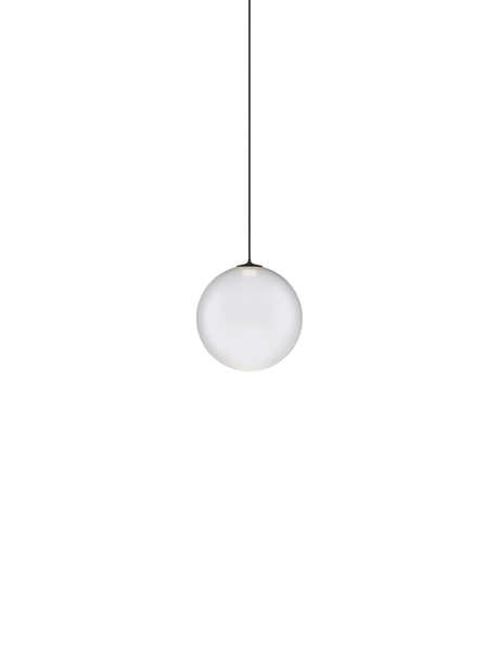 Lodes Lámpara colgante Random Solo negro blanco satinado LED 3000K 17120-1330