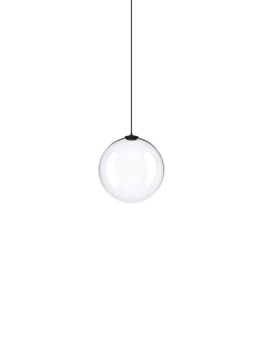 Lodes Lámpara colgante Random Solo negro transparente LED 3000K 17121-0030