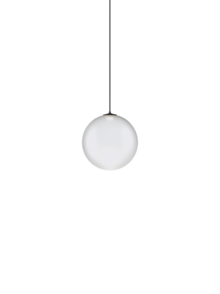 Lodes Lámpara colgante Random Solo negro blanco satinado LED 3000K 17121-1330