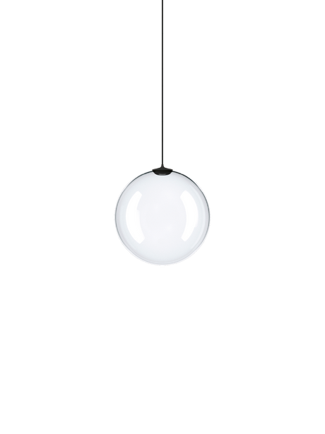 Lámpara colgante Lodes Random Solo 14 transparente cable negro LED 3000K 17122-0030