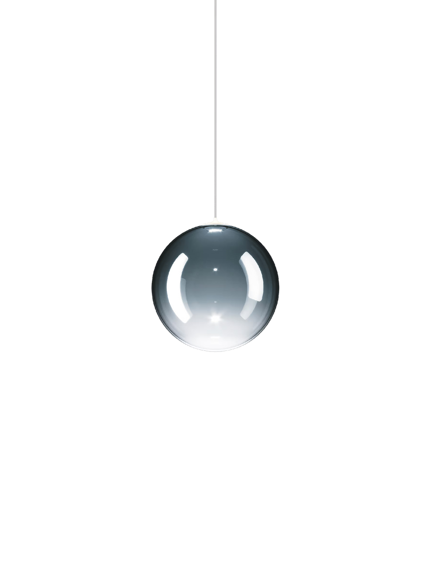 Lodes Lámpara colgante Random Solo acero azul intenso LED 3000K 17112-8630