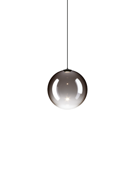 Lodes Lámpara colgante Random Solo negro ahumado brillante LED 3000K 17122-4330
