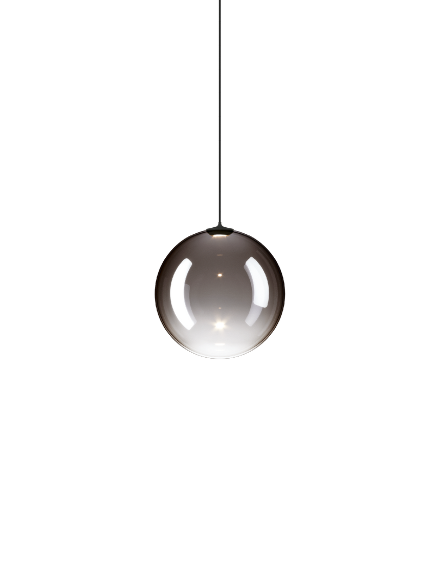 Lodes Lámpara colgante Random Solo negro ahumado brillante LED 3000K 17122-4330