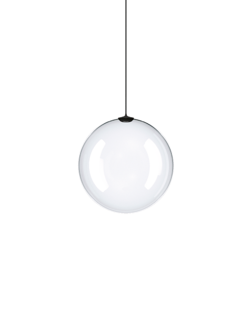 Lodes Lámpara colgante Random Solo negro transparente LED 2700K 17123-0027