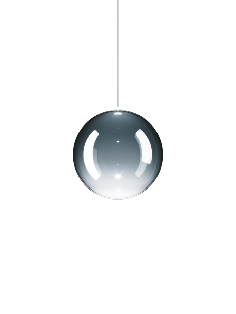 Lodes Lámpara colgante Random Solo acero azul intenso LED 2700K 17113-8627