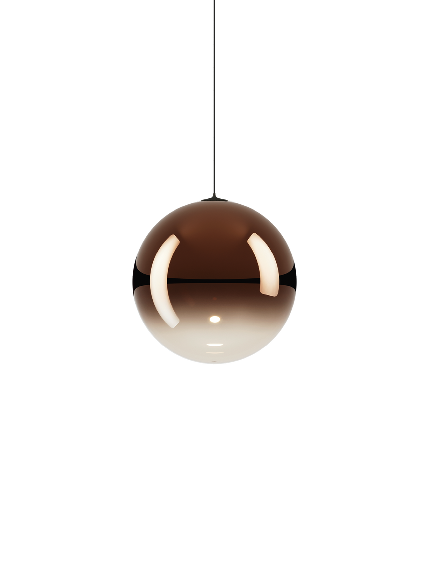 Lodes Lámpara colgante Random Solo negro bronce brillante LED 2700K 17123-4627