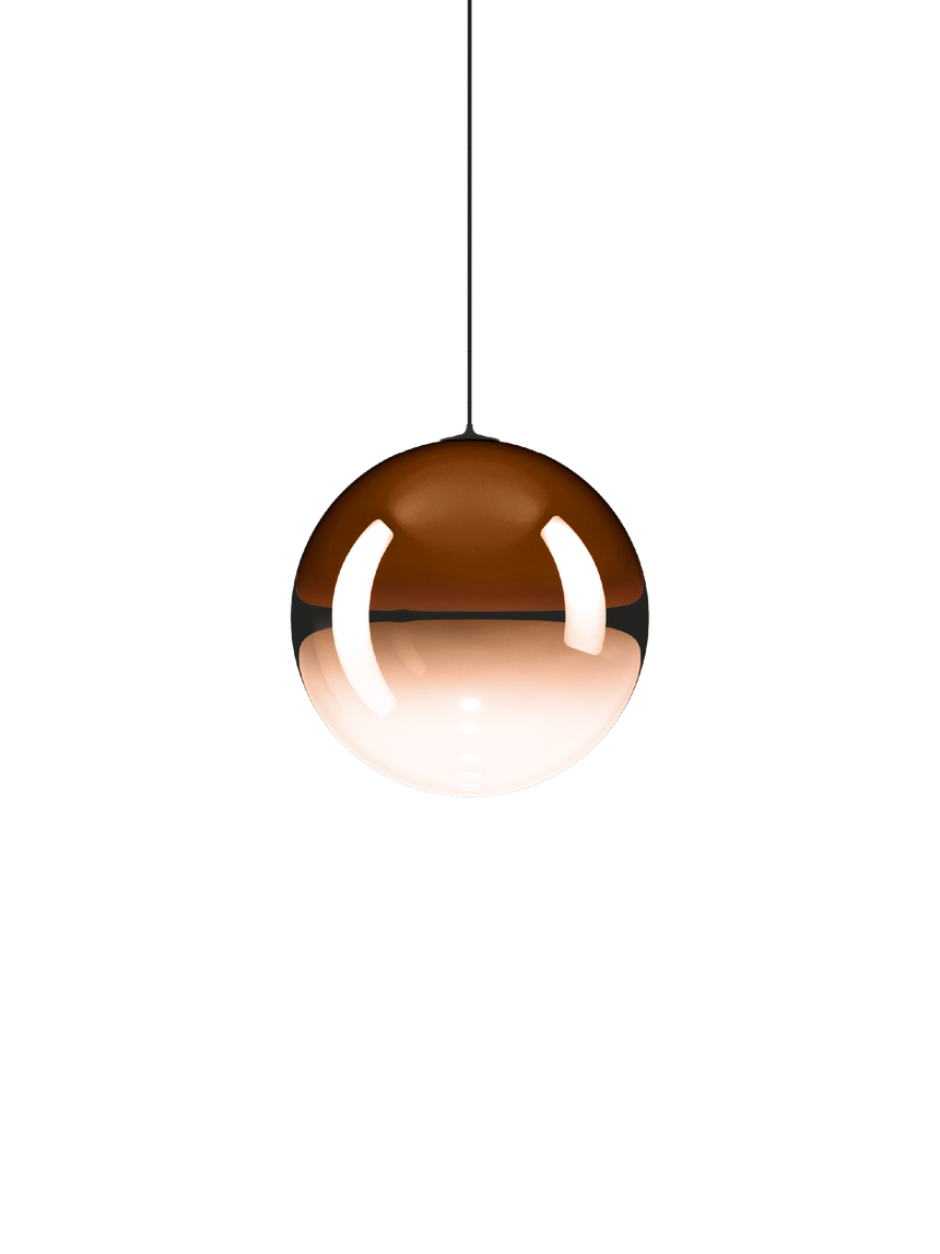 Lodes Lámpara colgante Random Solo negro naranja mandarina LED 3000K 17123-5830