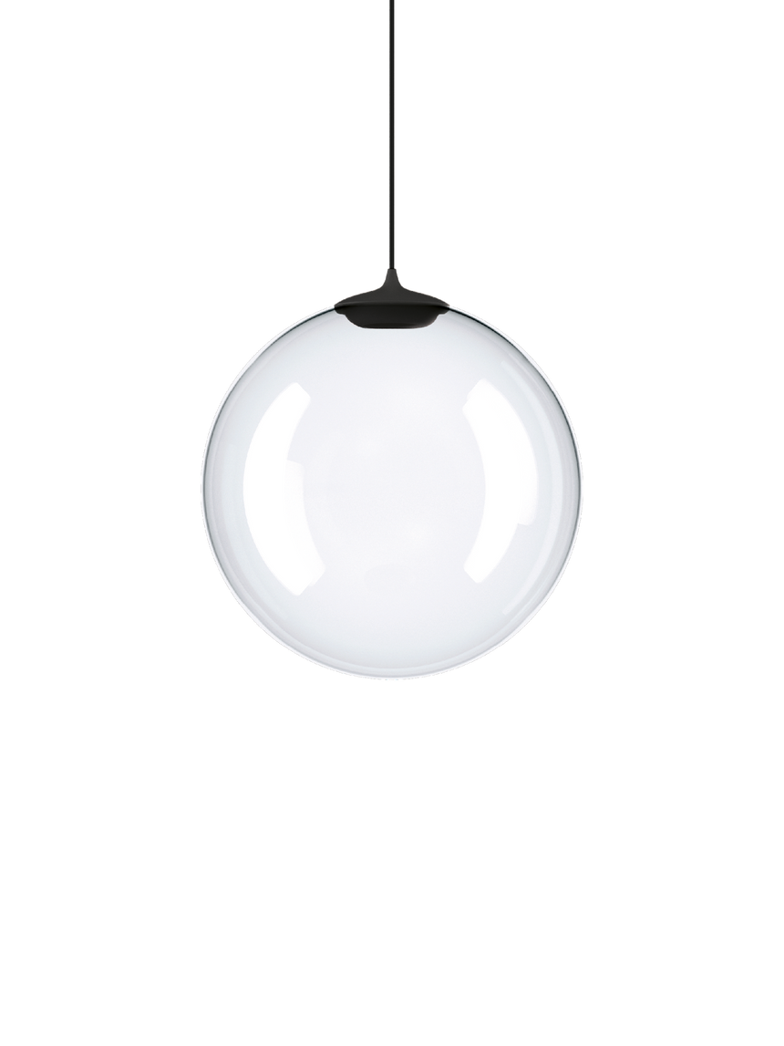 Lodes Lámpara colgante Random Solo negro transparente LED 2700K 17124-0027