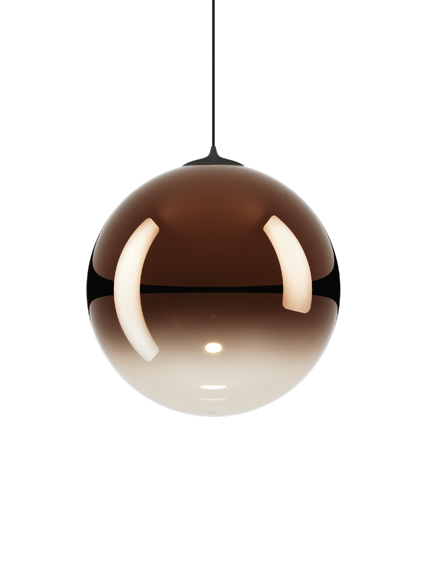 Lodes Lámpara colgante Random Solo negro bronce brillante LED 3000K 17125-4630