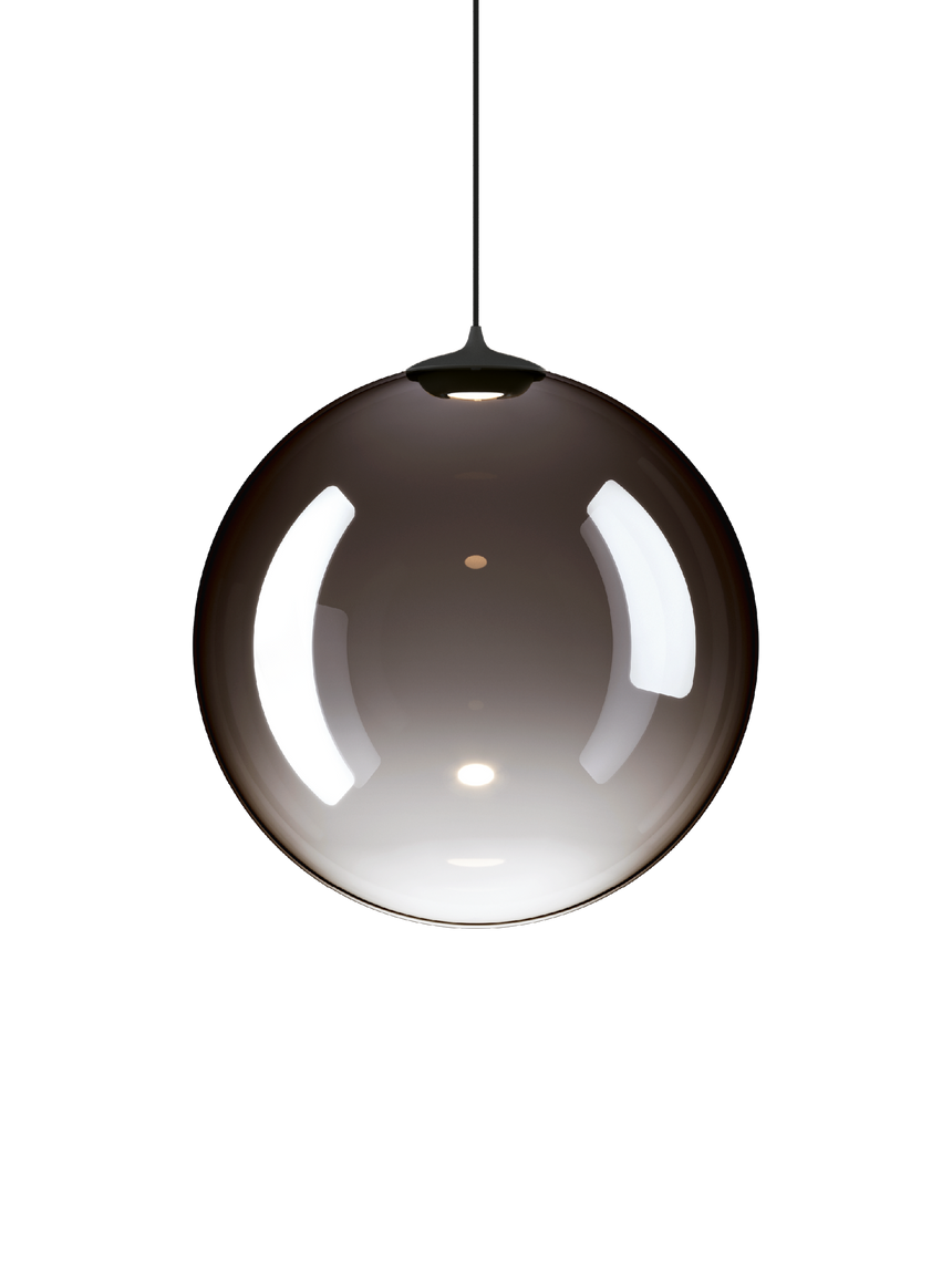 Lodes Lámpara colgante Random Solo negro ahumado brillante LED 2700K 17125-4327