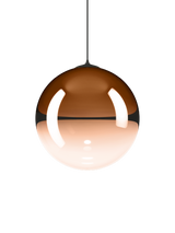 Lodes Lámpara colgante Random Solo negro naranja mandarina LED 3000K 17125-5830