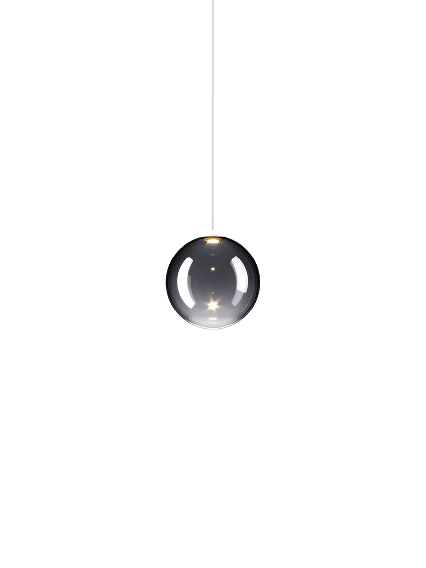 Lodes Lámpara colgante Random Solo ahumado brillante LED 3000K 17110-4330