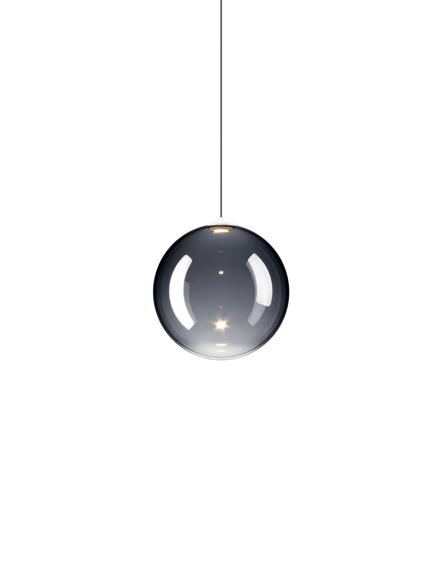 Lodes Lámpara colgante Random Solo ahumado brillante LED 2700K 17112-4327