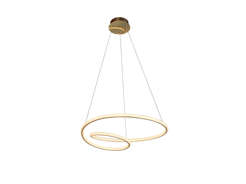 Lámpara de techo colgante Schuller Tube oro b Schuller
