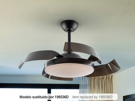 Ventilador de techo Schuller Enzo Negro 196536