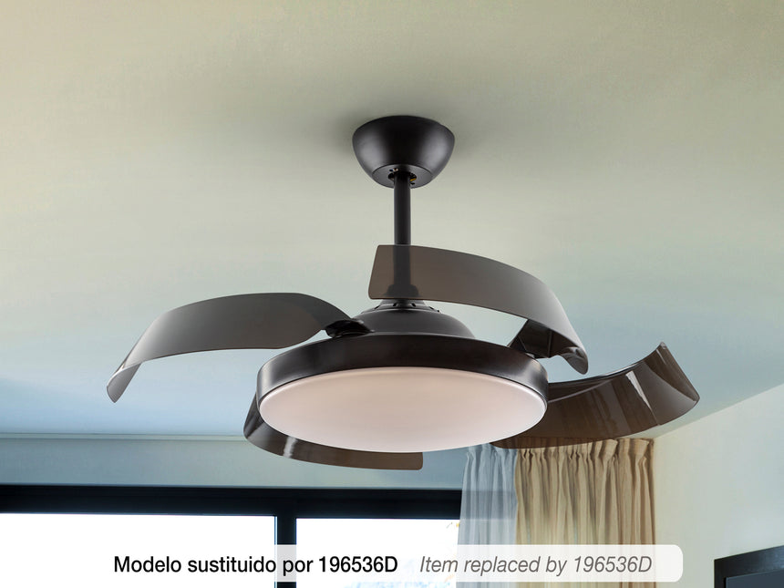 Ventilador de techo Schuller Enzo Negro 196536