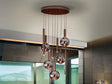 Lámpara Schuller Sapore 9 luces bronce oscuro 216975