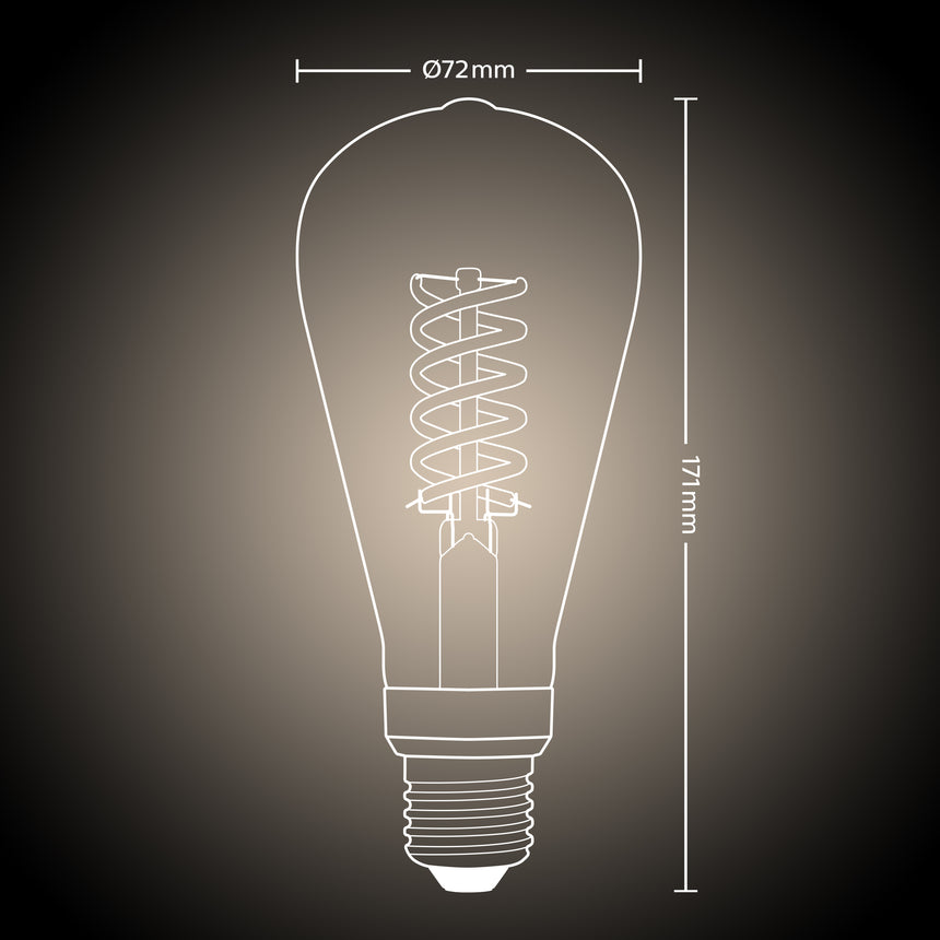 Philips Hue White Bombilla filament White E27 7W 550lm 27917900 - imagen 6