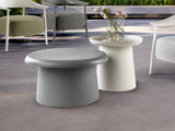 Set de mesas auxiliares Schuller Nilo Blanco y gris 601580