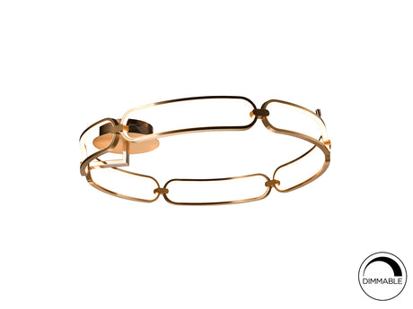 Plafón Schuller Colette grande LED oro rosa 3 Schuller