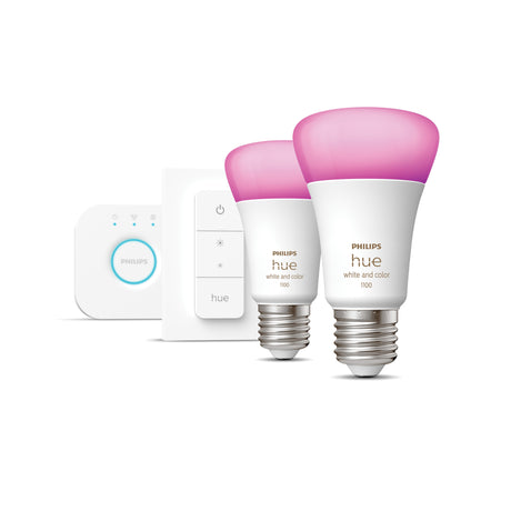 Philips Hue White and Color Ambiance Kit de inicio blanco RGBW E27 11W 871951429137900 1055lm - vista alternativa