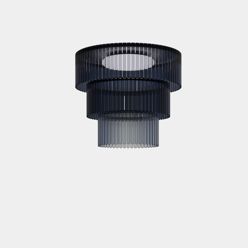 Plafón LedsC4 Scarlett Circular Surface Chandelier grande LED Ø93+Ø73+Ø53cm SCSC-CBA-LALALB-OSV