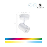 WiZ White and Color Ambiance Foco Imageo 5W 345lm 55187900 - vista alternativa | Philips
