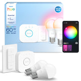 Philips Hue White and Color Ambiance Kit de inicio Essential blanco RGBW 3W (4 uds) 8721103103659