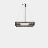 Lámpara de techo colgante LedsC4 Scarlett Square Pendant Individual x SQPI-C00-SD0000-OSV