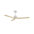 Ventilador de techo Sulion Anne 127cm blanco y madera clara motor DC