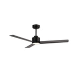 Ventilador de techo con luz Sulion Anne 127cm LED negro motor DC CCT regulable