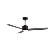 Ventilador de techo con luz Sulion Anne 127cm LED negro motor DC CCT regulable