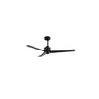 Ventilador de techo con luz Sulion Anne 127cm LED negro motor DC CCT regulable