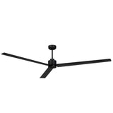 Ventilador de techo con luz Sulion Anne 220cm LED negro motor DC CCT regulable