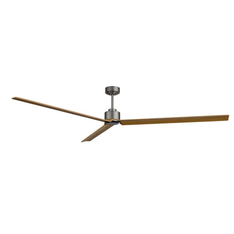 Ventilador de techo Sulion Anne 220cm gris grafito y madera media motor DC con mando